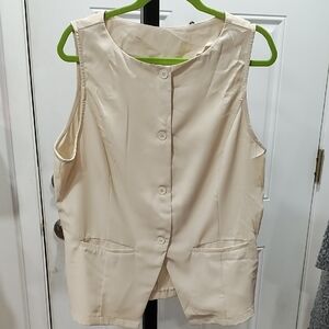 Women's Cream Vest